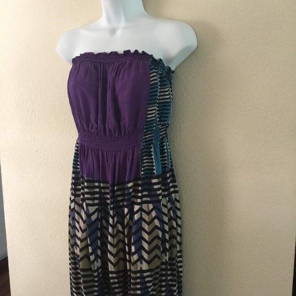 Loft Women’s Strapless Dress XS - Picture 4 of 4